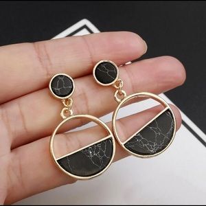 Fashion Geometric Acrylic Resin Earrings